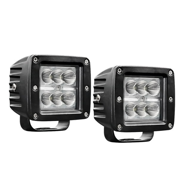 2pcs 24W LED Spot Beam For Off road Jeep 4WD 12V 24V Work Light Toyota Boat Lamp